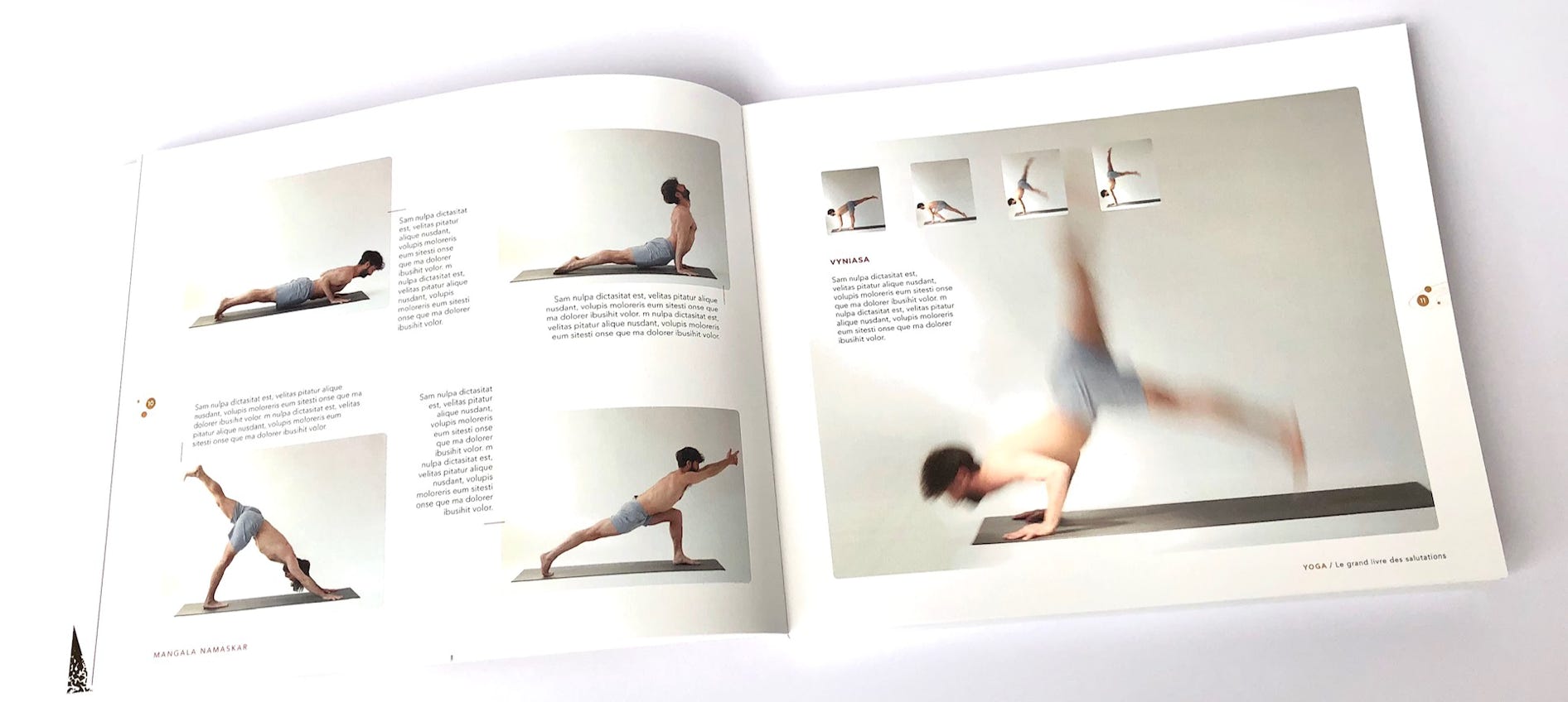 Yoga- le grand livre des salutations- Maquette inérieure