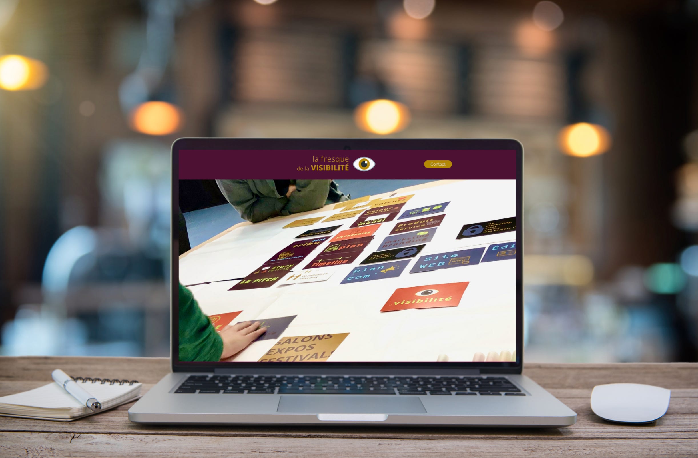 Écran d'accueil de La fresque de la VISIBILiTÉ -Macbook Pro
