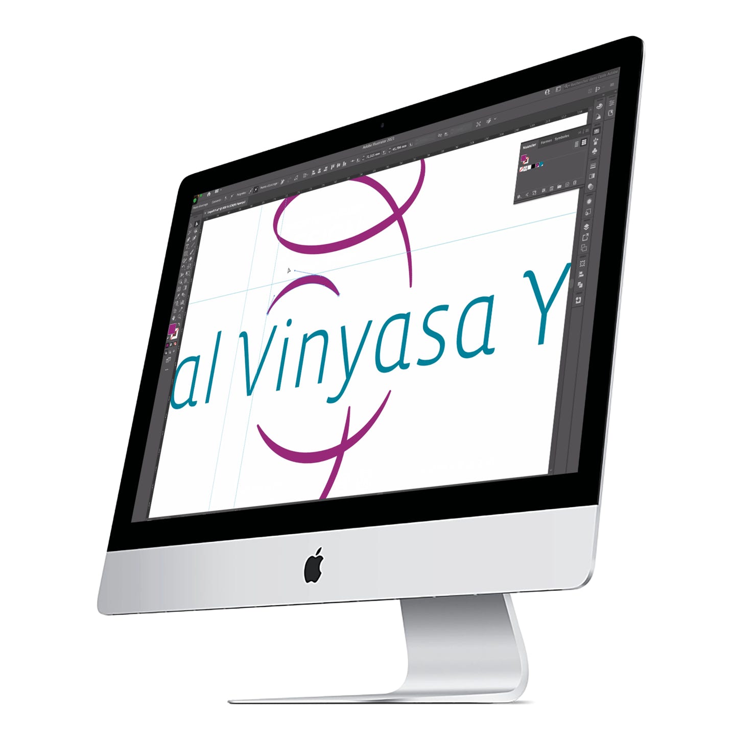 Integral Vinyasa yoga- logo- Ecran de travail Mac